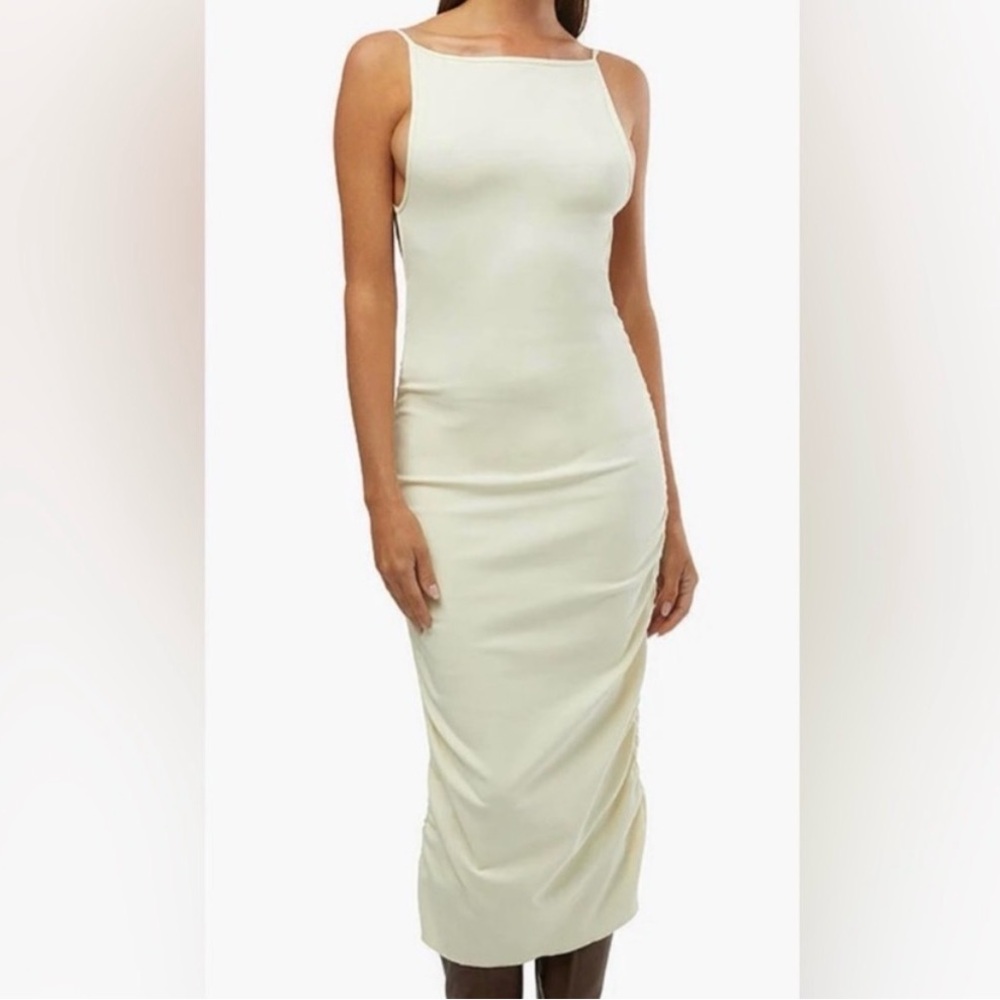 WeWoreWhat Cream Midi Dress